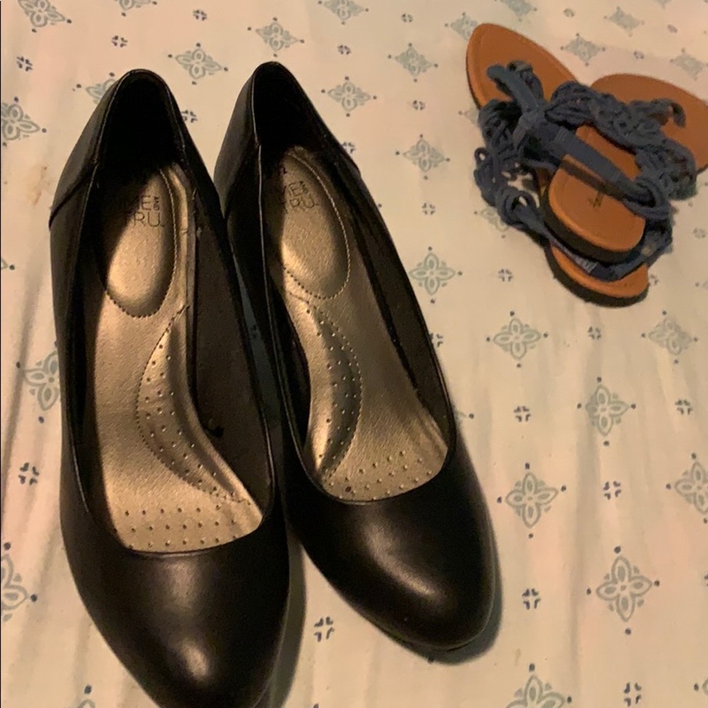 Black heels